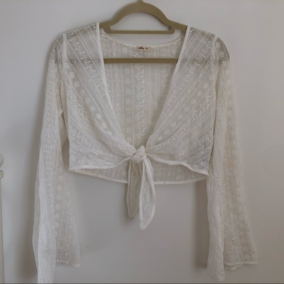 HOLLISTER TIE UP SHIRT - Picture 1 of 6